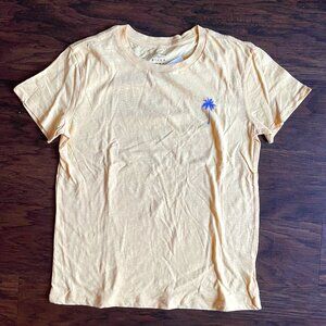 Billabong Welcome to Bocas Del Toro Yellow Tshirt Size Small